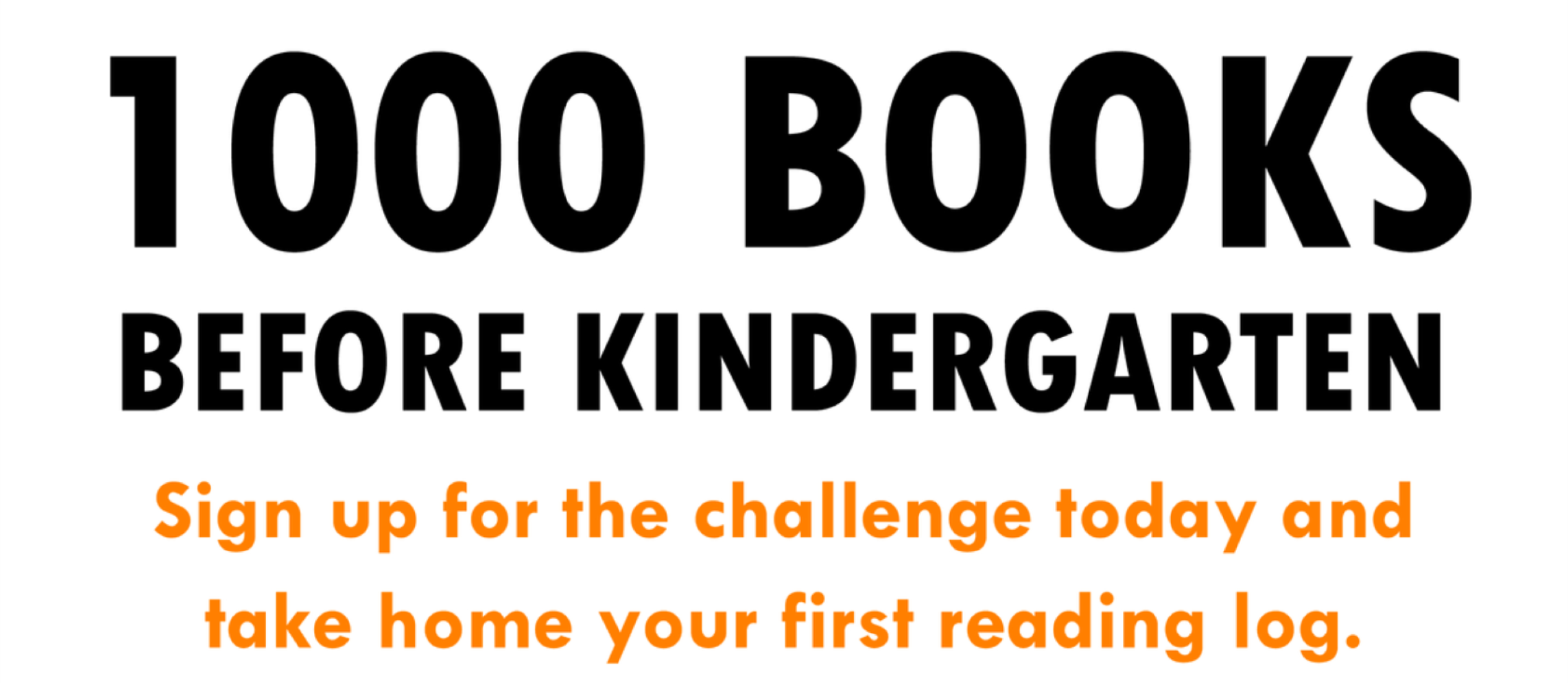 1000 Books Before Kindergarten | Ruth Enlow Library Of Garrett County